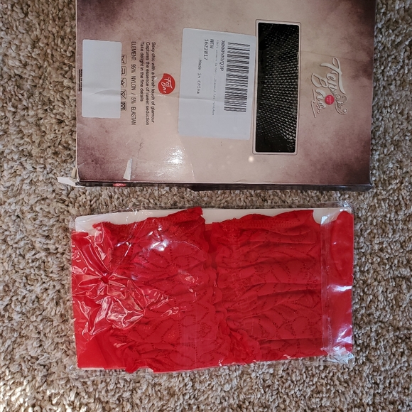 NWT ‼️Black AND Red sexy hosiery‼️ - Picture 2 of 5
